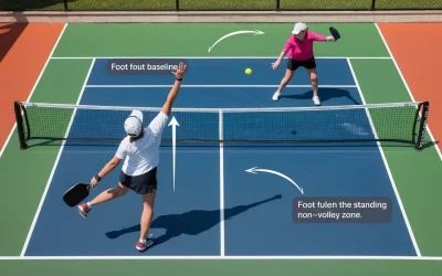 Foot fault trong Pickleball là gì và cách tránh lỗi phổ biến