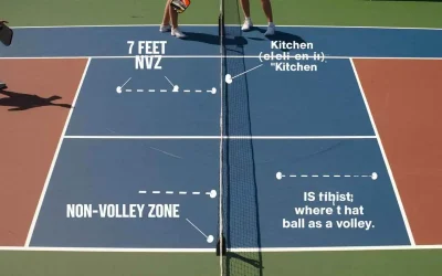 Non-Volley Zone trong Pickleball: Khu vực đặc biệt của sân đấu