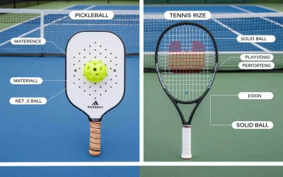 Vợt Pickleball khác Tennis như thế nào